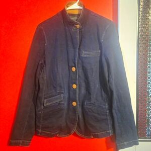 LRL Lauren Jeans Co Denim Jacket with Buttons